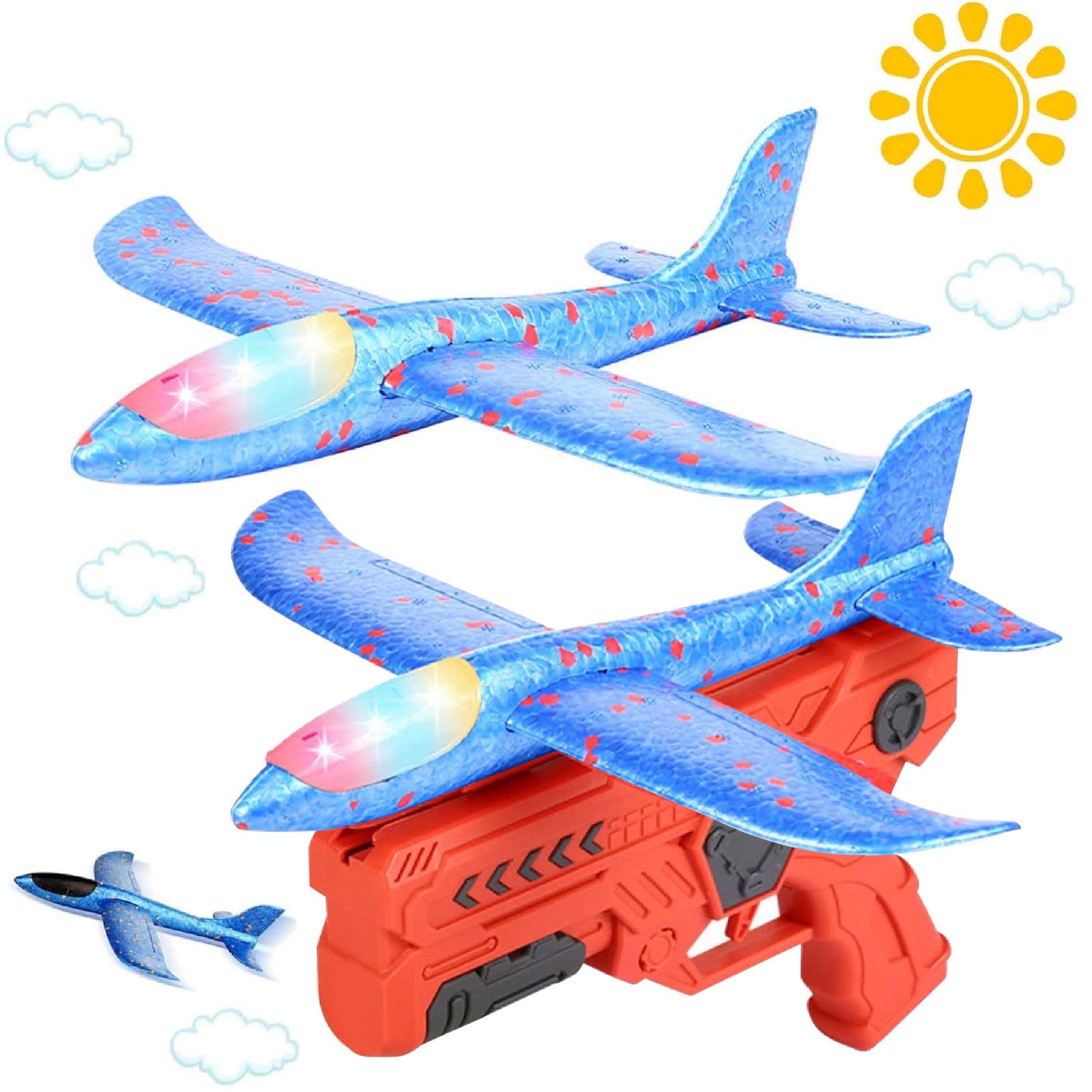 ¡Despega con Estilo! Pistola Lanzadora de Aviones Ultra Resistente Tienda Prioridad