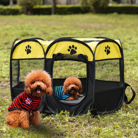 ¡Explora el Corral Plegable de Lujo para tus Mascotas! 🐾 Tienda Prioridad