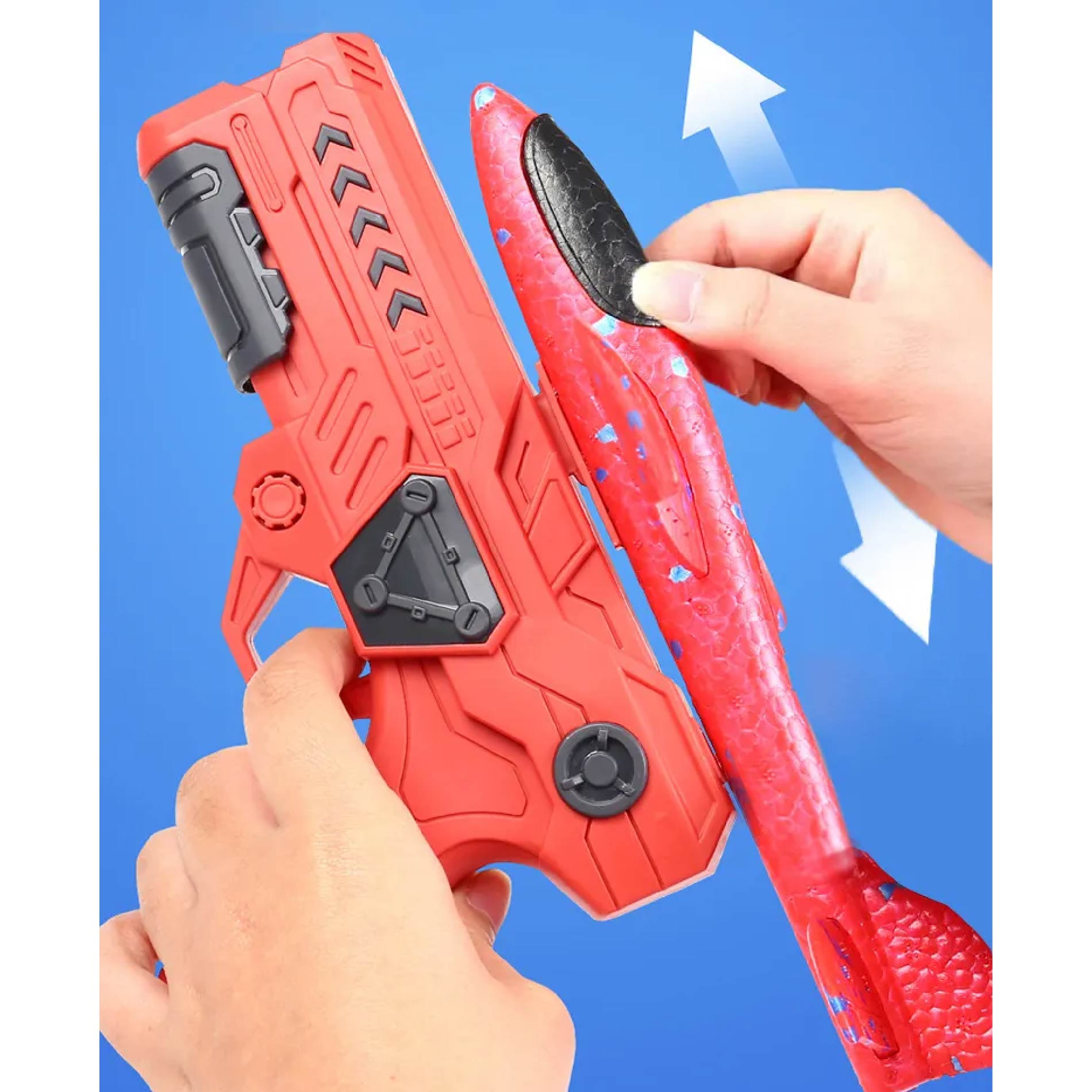 ¡Despega con Estilo! Pistola Lanzadora de Aviones Ultra Resistente Tienda Prioridad